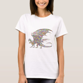 Rainbow Dragon Tribal Tattoo Gift idea T-Shirt