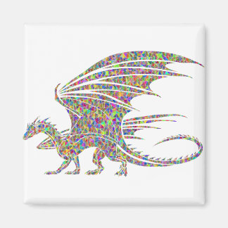 Rainbow Dragon Tribal Tattoo Idée cadeau Magnet