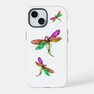 Rainbow Dragonfly iPhone Case