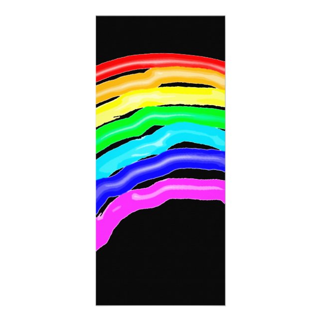 Rainbow drawn rack card (Front)