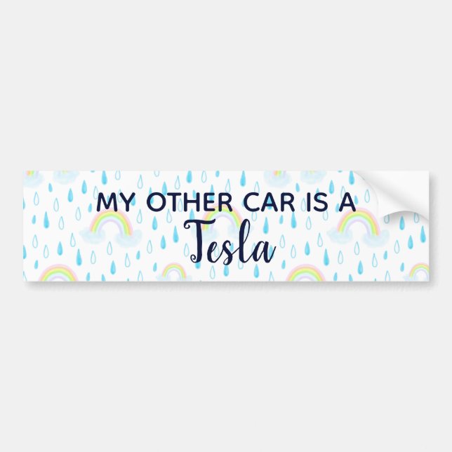Rainbow Dreams Bumper Sticker (Front)