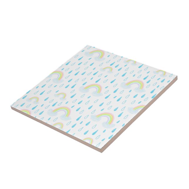 Rainbow Dreams Ceramic Tile (Side)