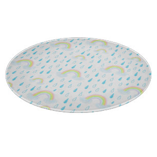Rainbow Dreams Cutting Board
