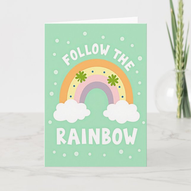 Rainbow Dreams Follow Card (Front)