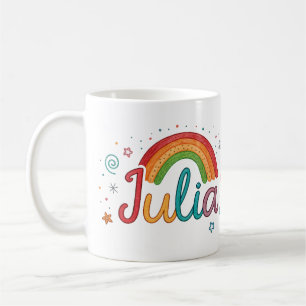 Rainbow Dreams Julia 2 Coffee Mug