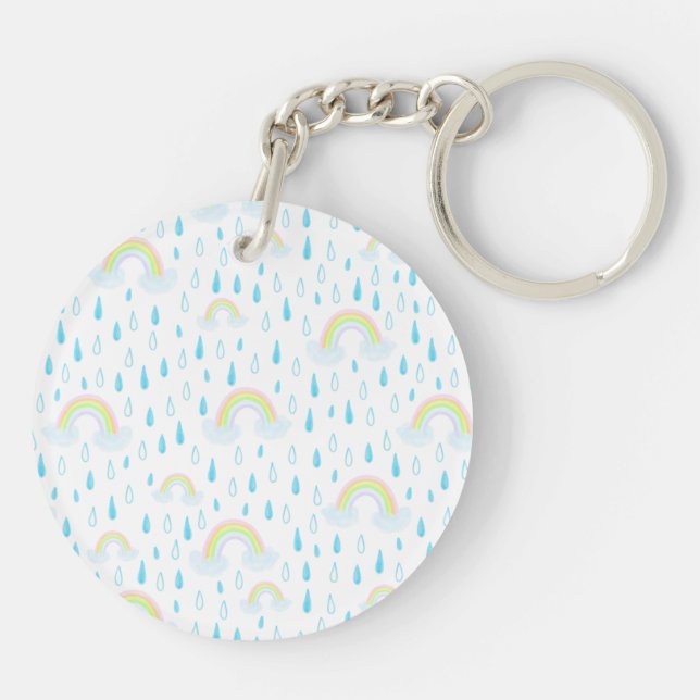 Rainbow Dreams Key Ring (Back)