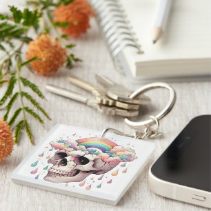 Rainbow Dreams Keychain