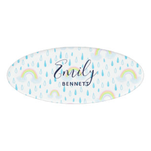 Rainbow Dreams Name Tag