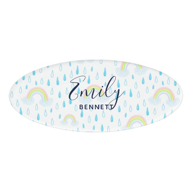 Rainbow Dreams Name Tag (Front)