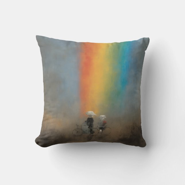 Rainbow Dreams Pillow (Front)