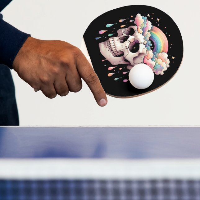 Rainbow Dreams Ping Pong Paddle (Insitu)
