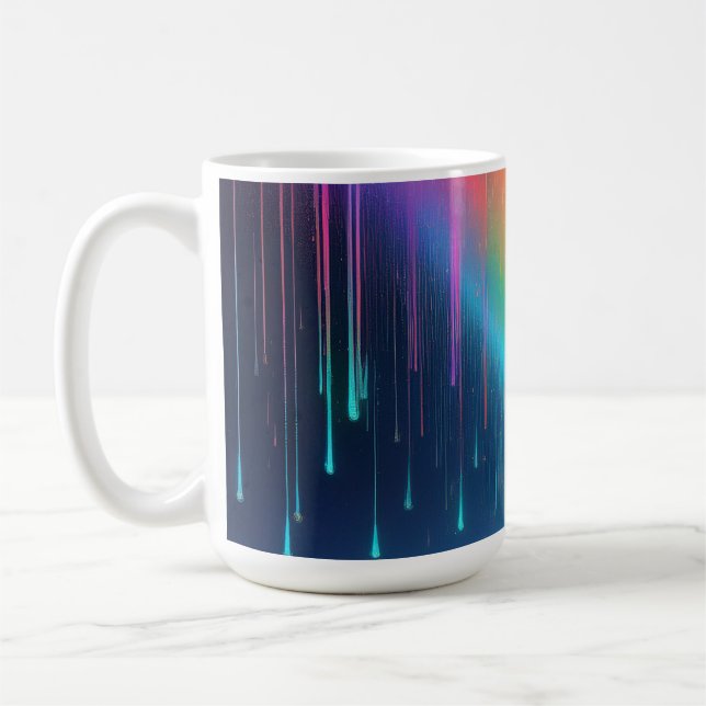 Rainbow Drip Trip Coffee Mug (Left)