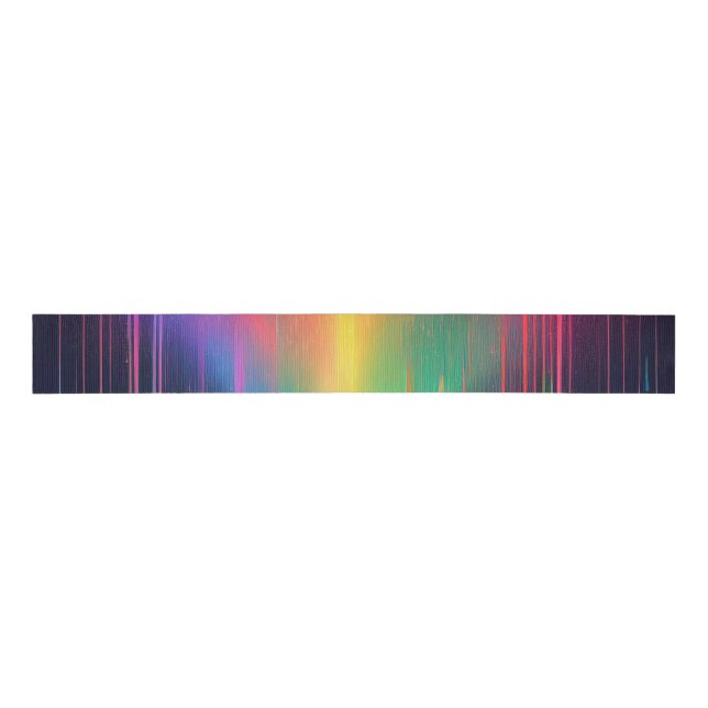 Rainbow Drip Trip Grosgrain Ribbon (Front)