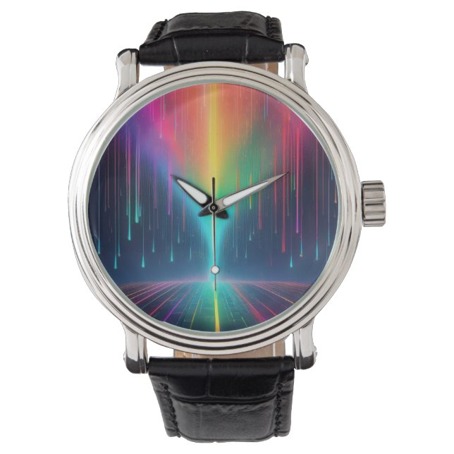 Rainbow Drip Trip Watch (Front)