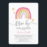 Rainbow Drive by Baby Shower Invitation<br><div class="desc">Rainbow Drive by Baby Shower invitation</div>