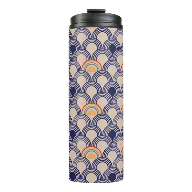 Rainbow Drop Thermal Tumbler (Front)