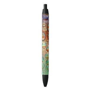 Rainbow Drops Black Ink Pen