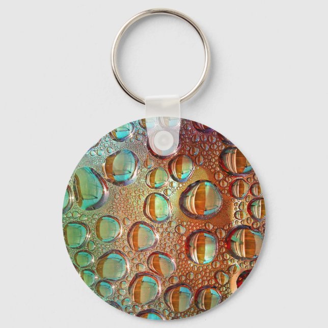 Rainbow Drops Key Ring (Front)