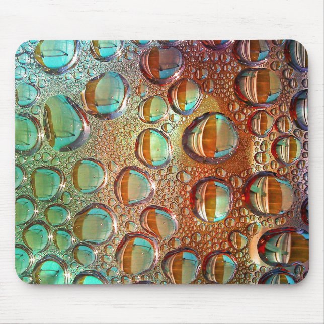 Rainbow Drops Mouse Pad (Front)