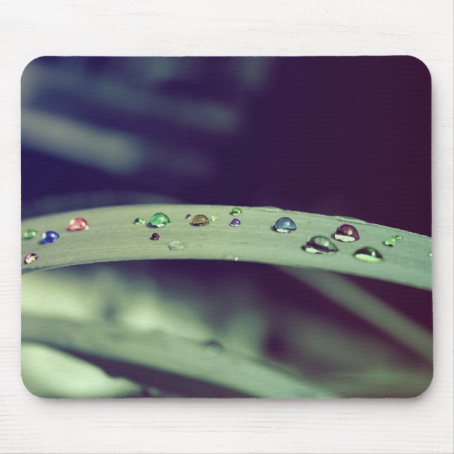 Rainbow Drops Mousepad (Front)