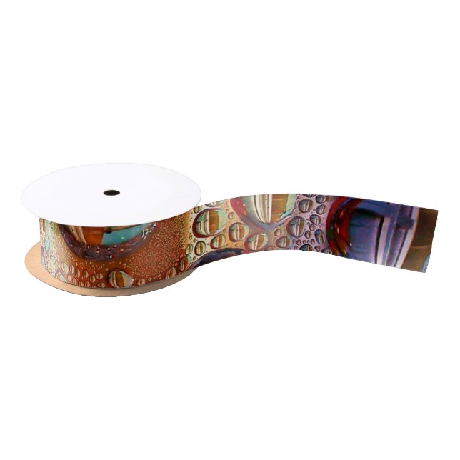 Rainbow Drops Satin Ribbon (Spool)