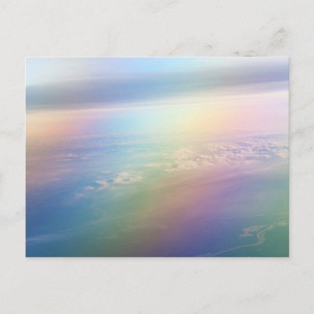 Rainbow Earth. Essence of Life Postcard (Front)