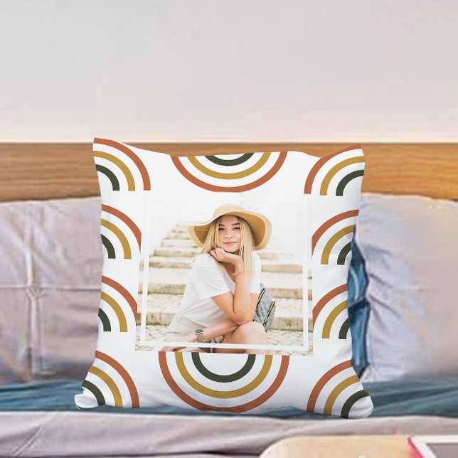 Rainbow Earth Tones Photo Cushion (Creator Uploaded)