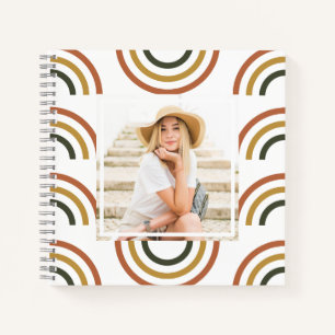 Rainbow Earth Tones Photo Notebook