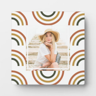 Rainbow Earth Tones Photo Plaque