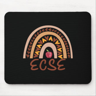 Rainbow Ecse Team Byck To School Appreciation Fall Mouse Pad