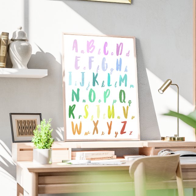 Rainbow Educational Alphabet  Poster (Creator Uploaded)