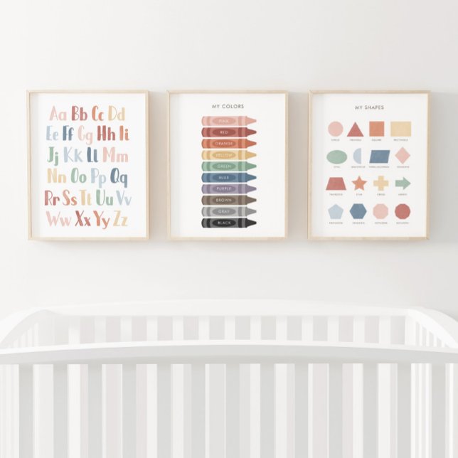 Rainbow Educational Classroom Decor Set of 3 (Creator Uploaded)