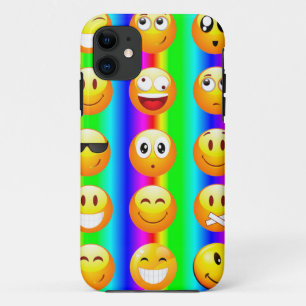 rainbow emoji iPhone 11 case