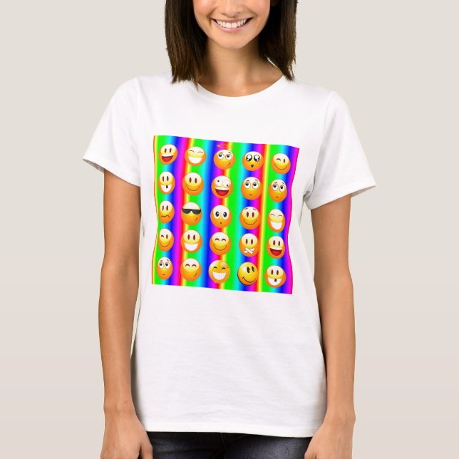 rainbow emoji T-Shirt (Front)
