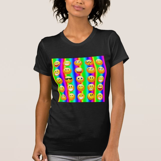 rainbow emoji T-Shirt (Front)