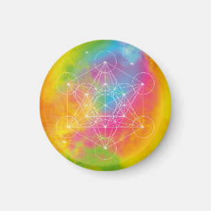 Rainbow Energy – Metatron’s Cube Sacred Geometry Magnet