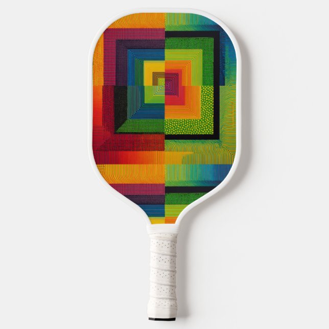 Rainbow Energy Pickleball Paddle (Back)