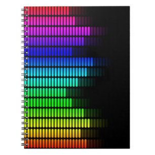 rainbow equalizer notebook