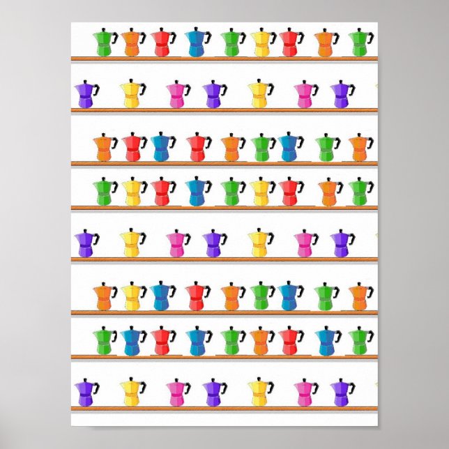 Rainbow Espresso Poster (Front)