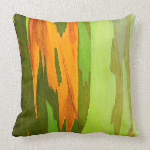 Rainbow Eucalyptus bark, Hawaii Cushion