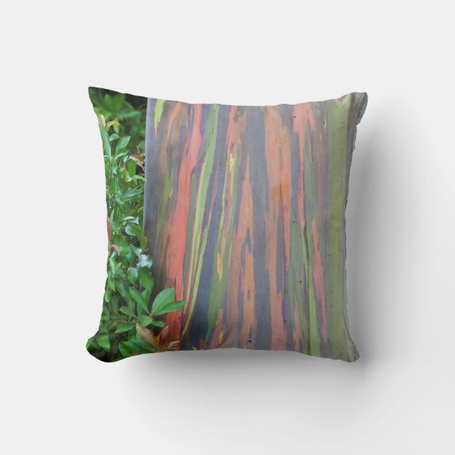 Rainbow Eucalyptus Tree Cushion (Front)