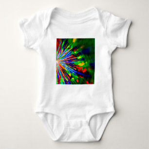 Rainbow Explosion Baby Bodysuit
