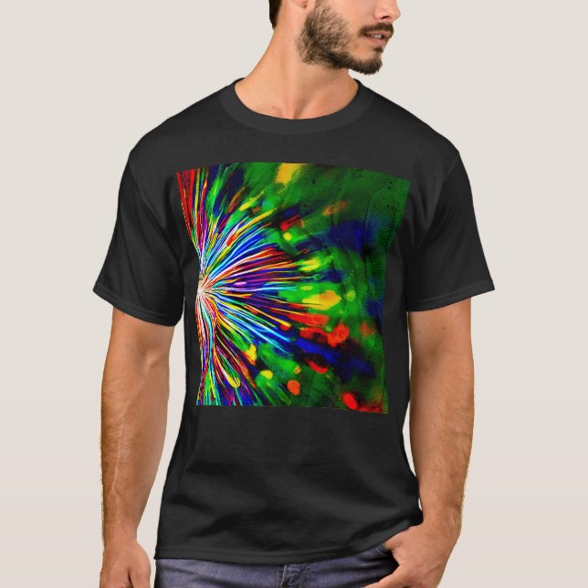 Rainbow Explosion  T-Shirt (Front)