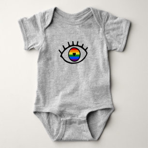 Rainbow Eye Baby Bodysuit