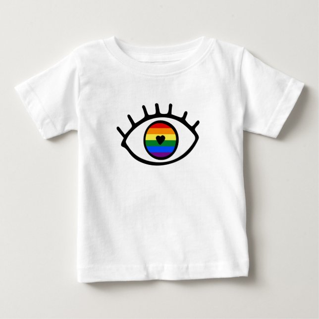 Rainbow Eye Baby T-Shirt (Front)