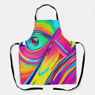 Rainbow Eye Wonder Art Apron