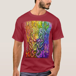 Rainbow Faeries Roses T-Shirt