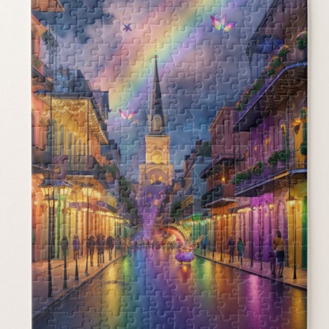 Rainbow fairies in French Quarter in New Orleans Jigsaw Puzzle (Creator Uploaded)