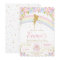 Rainbow Fairy Birthday Party Invitation Girl
