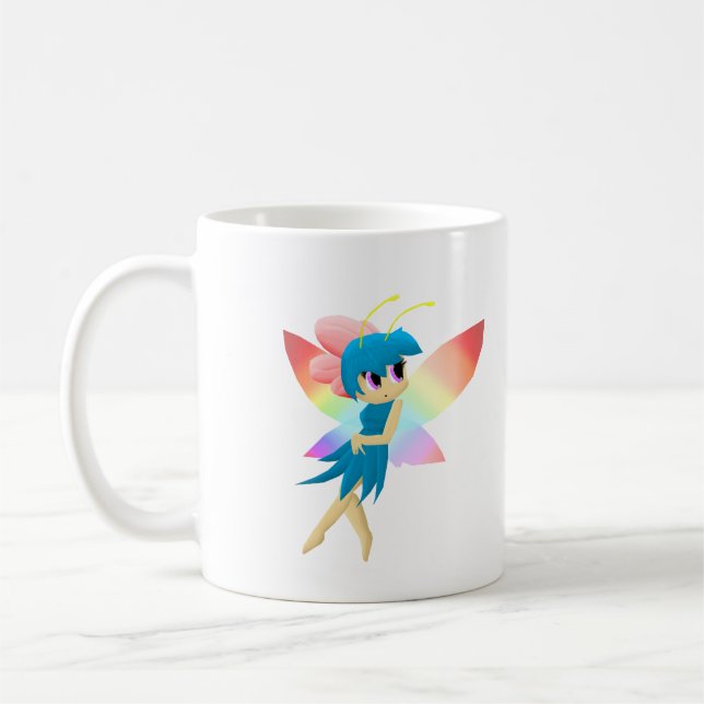 Rainbow Fairy Coffee Mug (Left)